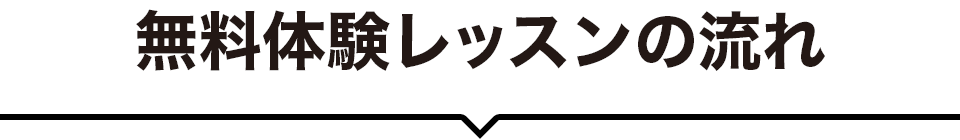 Gaba無料体験の流れ