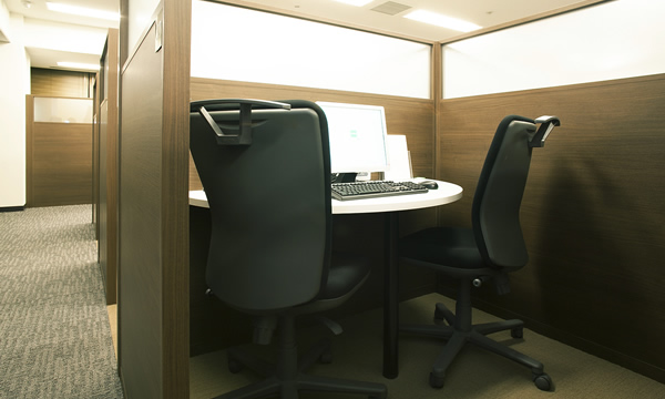 銀座有楽町ラーニングスタジオ個別レッスンブース